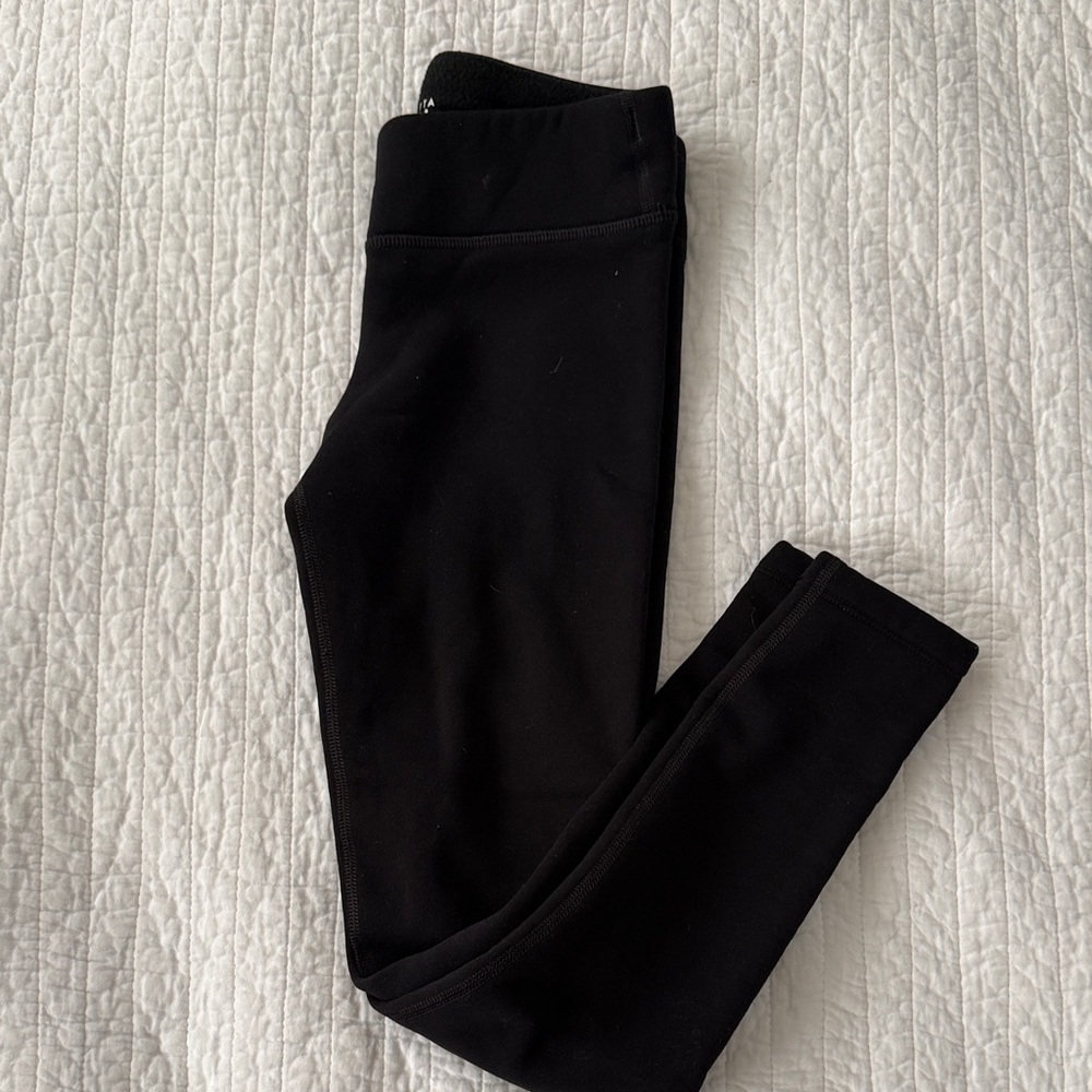 Athleta Fleece lined Black Active Leggings